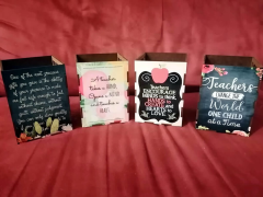 Personalised messages on the multipurpose holders