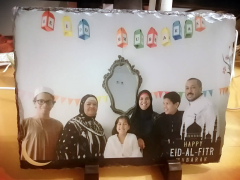 Family picture on a Photo Stone