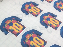 Simple stationery sticker for a soccer fan