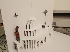 Experimenting with a Building Facade as a Popup Card